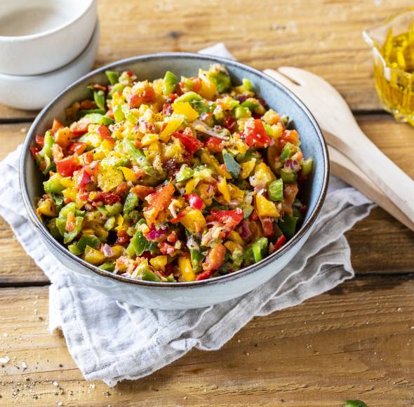 Paprikasalat „Tricolore“