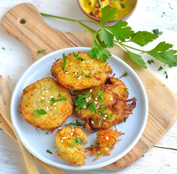 Rösti mit Curry-Mayonnaise