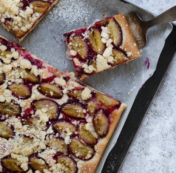 Zwetschgenkuchen vom Blech