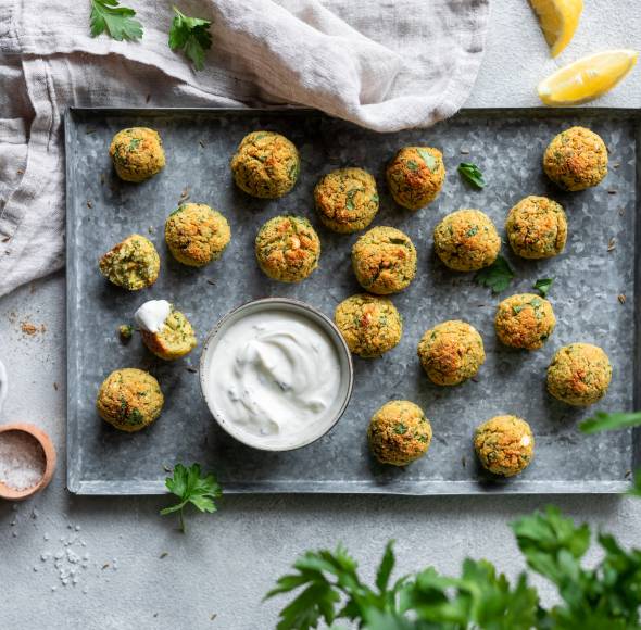 Falafel vom Blech