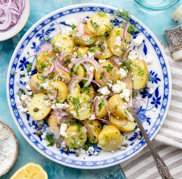 Kartoffel-Feta-Salat