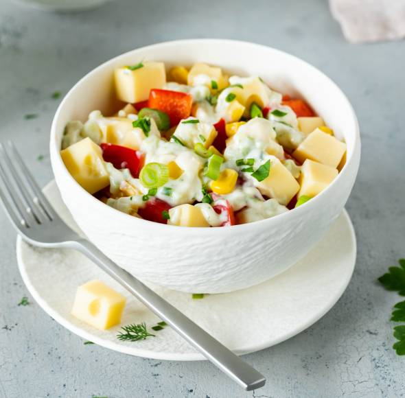 Schneller Käsesalat