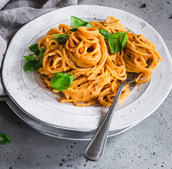Spaghetti mit 5-Zutaten-Soße