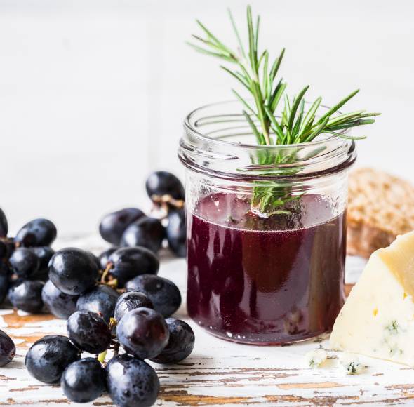 Traubensaftgelee aus dem Dampfgarer