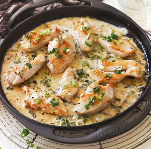 Gorgonzola-Hähnchen