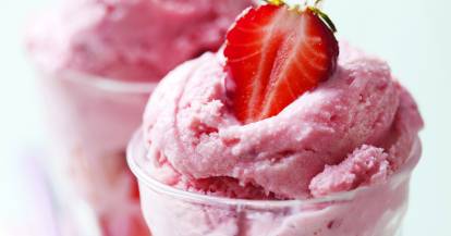 Erdbeereis