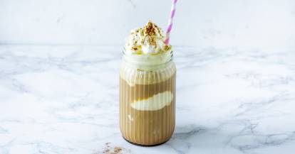 Klassischer Eiskaffee