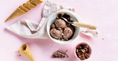 "Kinderschokolade"-Eis