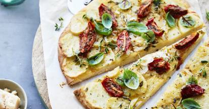 Pizza Bianca mit Kartoffeln