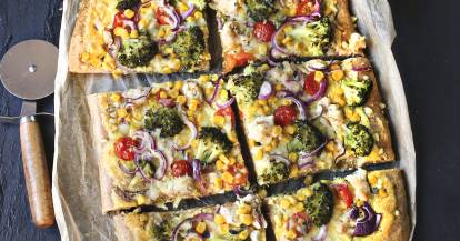 Pizza „Bunter Garten"