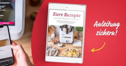 Hol dir die Schritt für Schritt Anleitung – So bringst du deine Rezepte auf dein Gerät