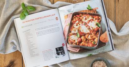 ZauberMix-Kochbuch "Günstig & Lecker" mit Tortellini-Rezept