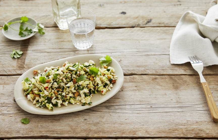 Blumenkohl-Zucchini-Salat