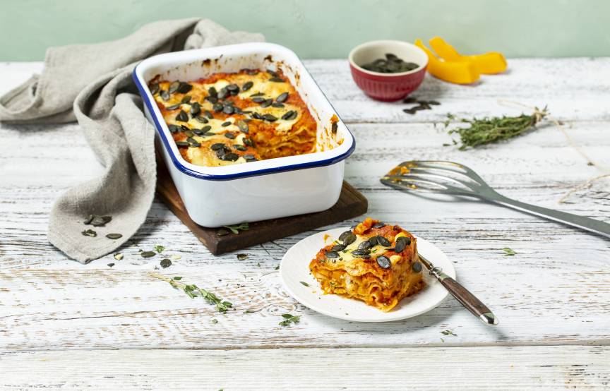 Kürbislasagne