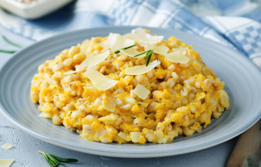Kürbisrisotto