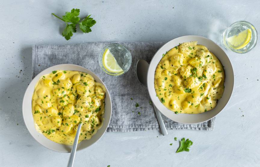 One-Pot-Gnocchi mit Käsesoße