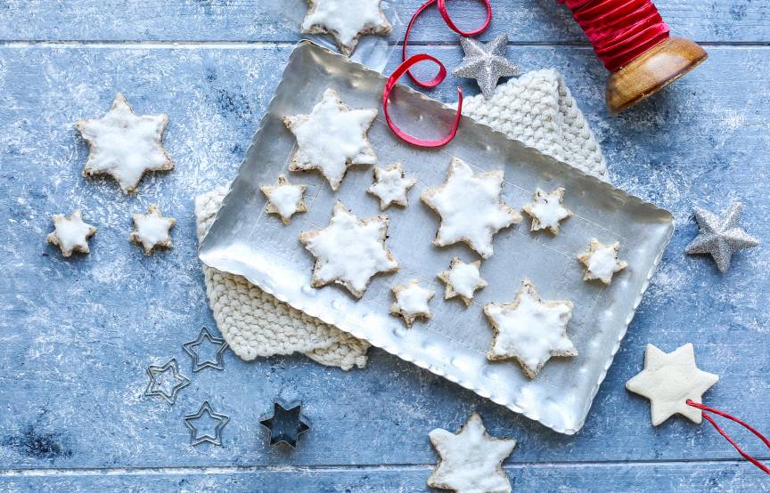 Zimtsterne ohne Zucker