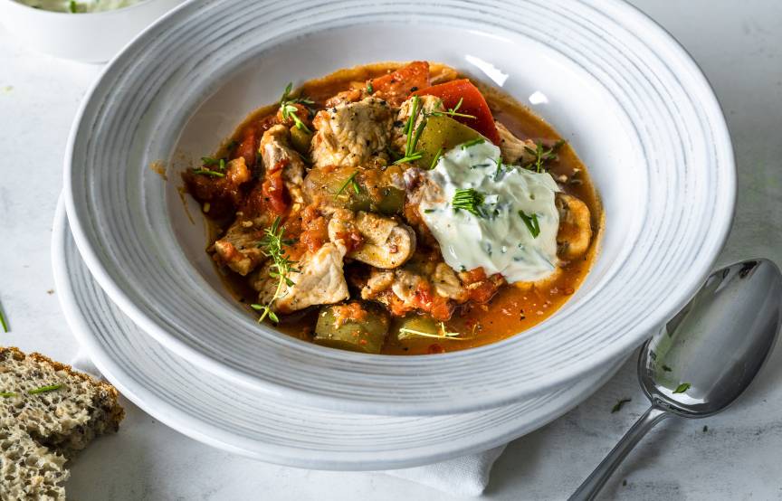 Bunter Schnitzeltopf