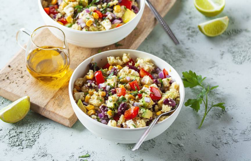 Couscoussalat Mexican Style