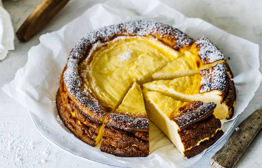 Käsekuchen mit wenig Zutaten