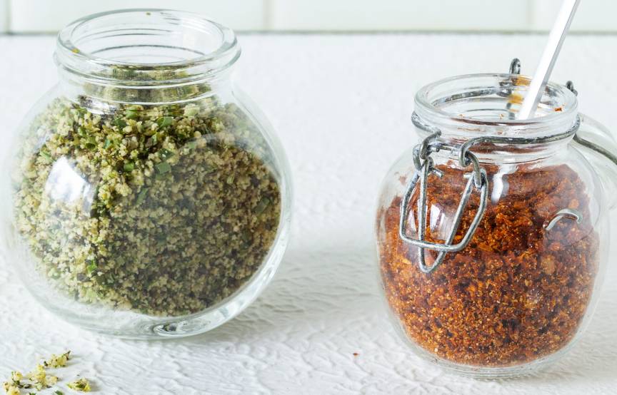 Kräutermischung für Pesto zum Selbstanrühren