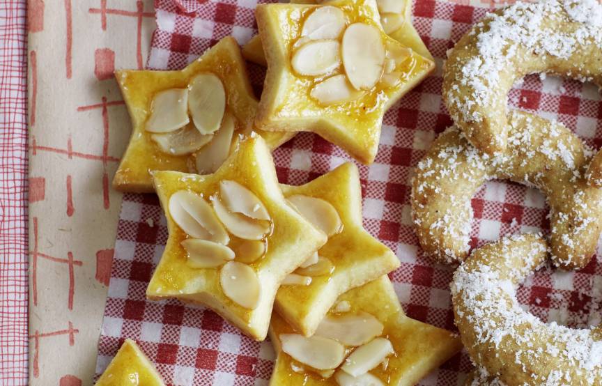 Nusssterne mit Erythrit