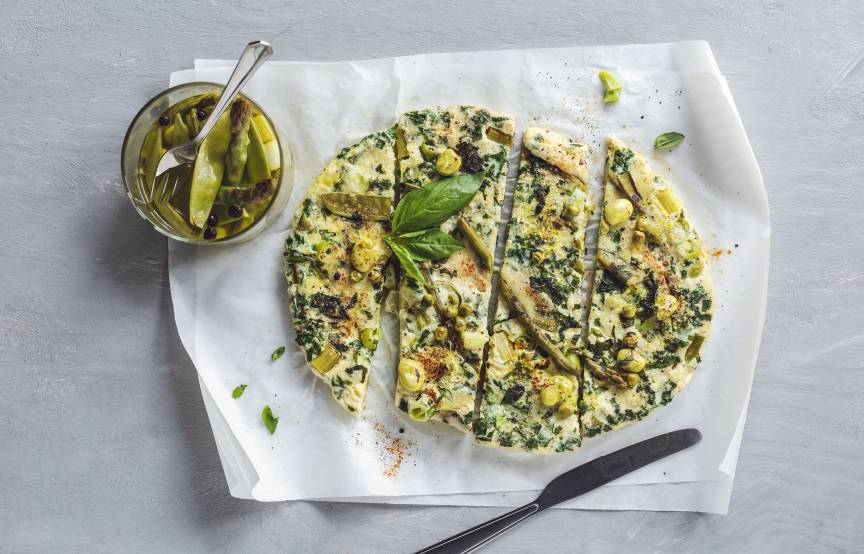 Kräuter-Gemüse-Frittata