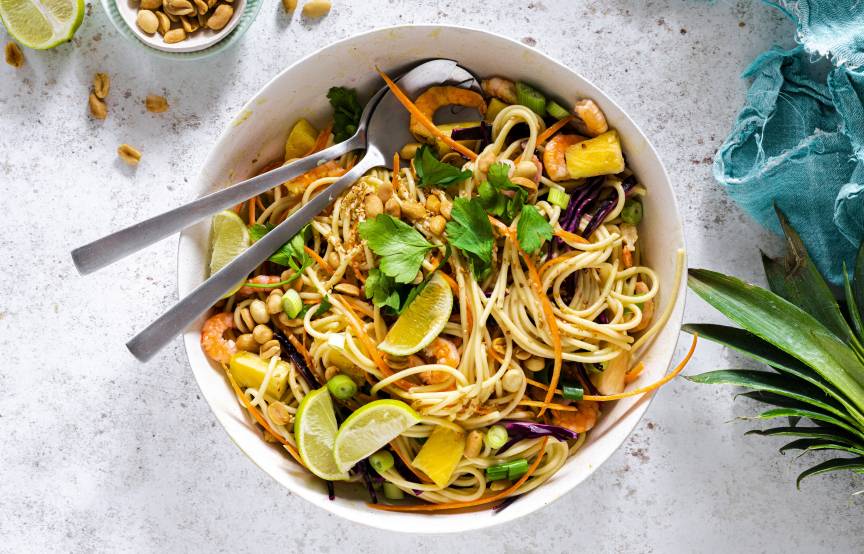 Spaghettisalat tropicana