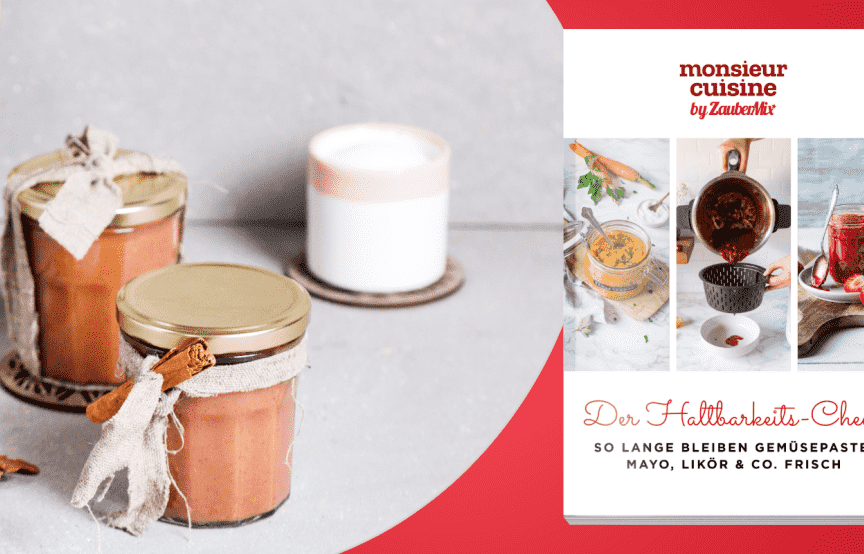 Haltbarkeits-Check für deine Basisrezepte aus dem Monsieur Cuisine als Handout