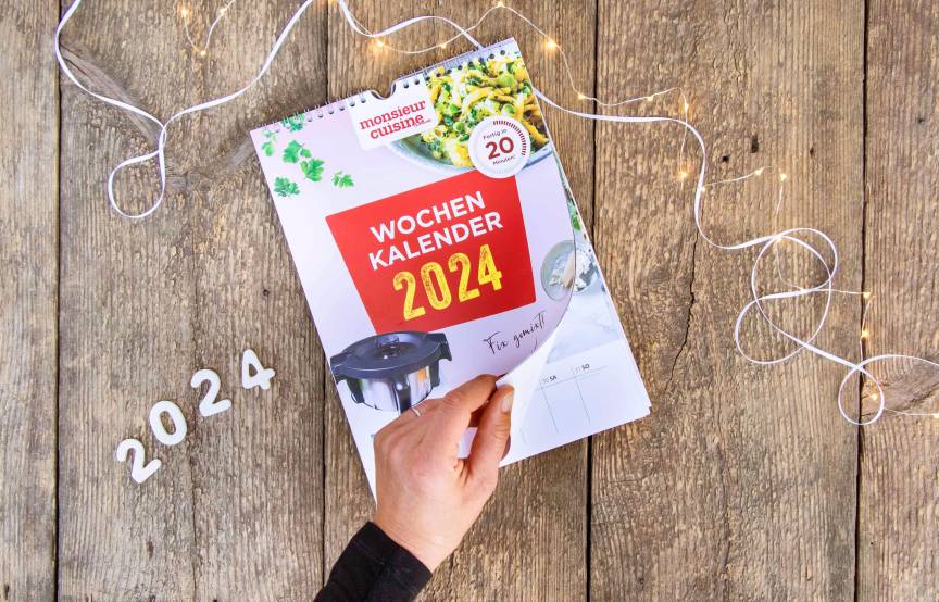 Der neue Wandkalender für 2024 von ZauberMix für deinen monsieur cuisine