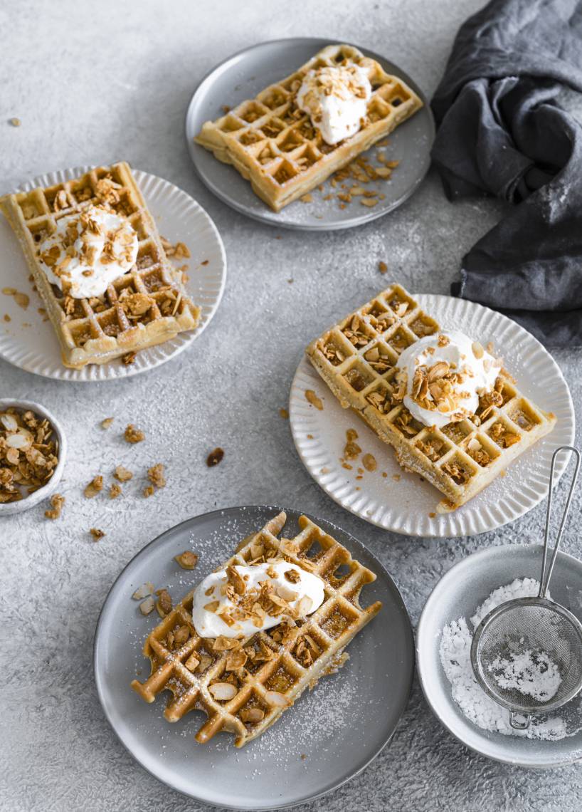 Bienenstichwaffeln