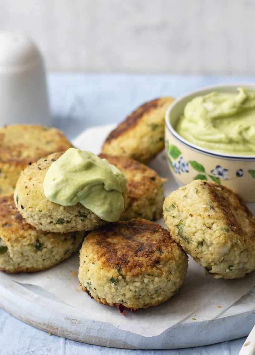 Blumenkohl-Couscous-Puffer