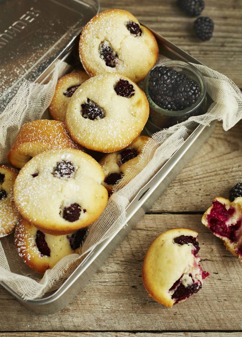 Brombeermuffins mit Buttermilch