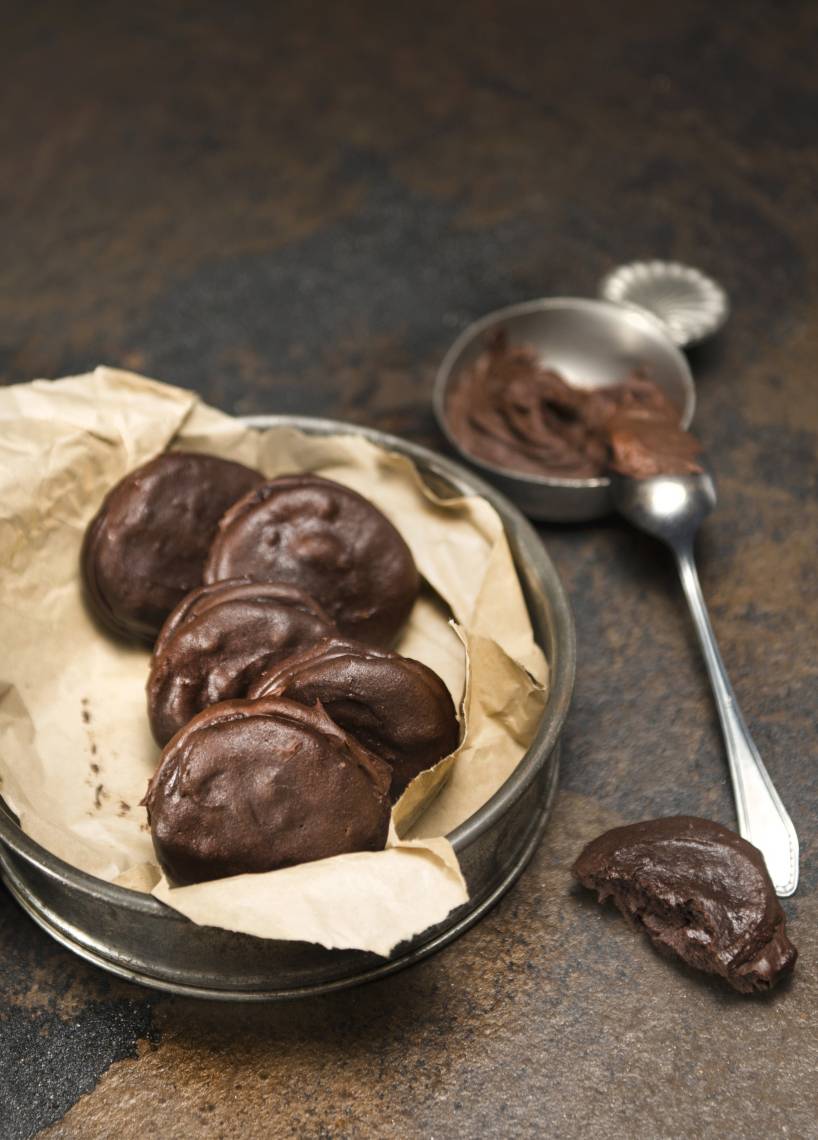 Cremig gefüllte Doppeldeckerkekse