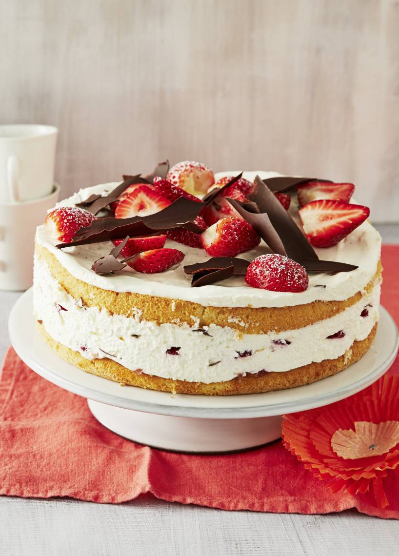 Erdbeer-Sahnetorte