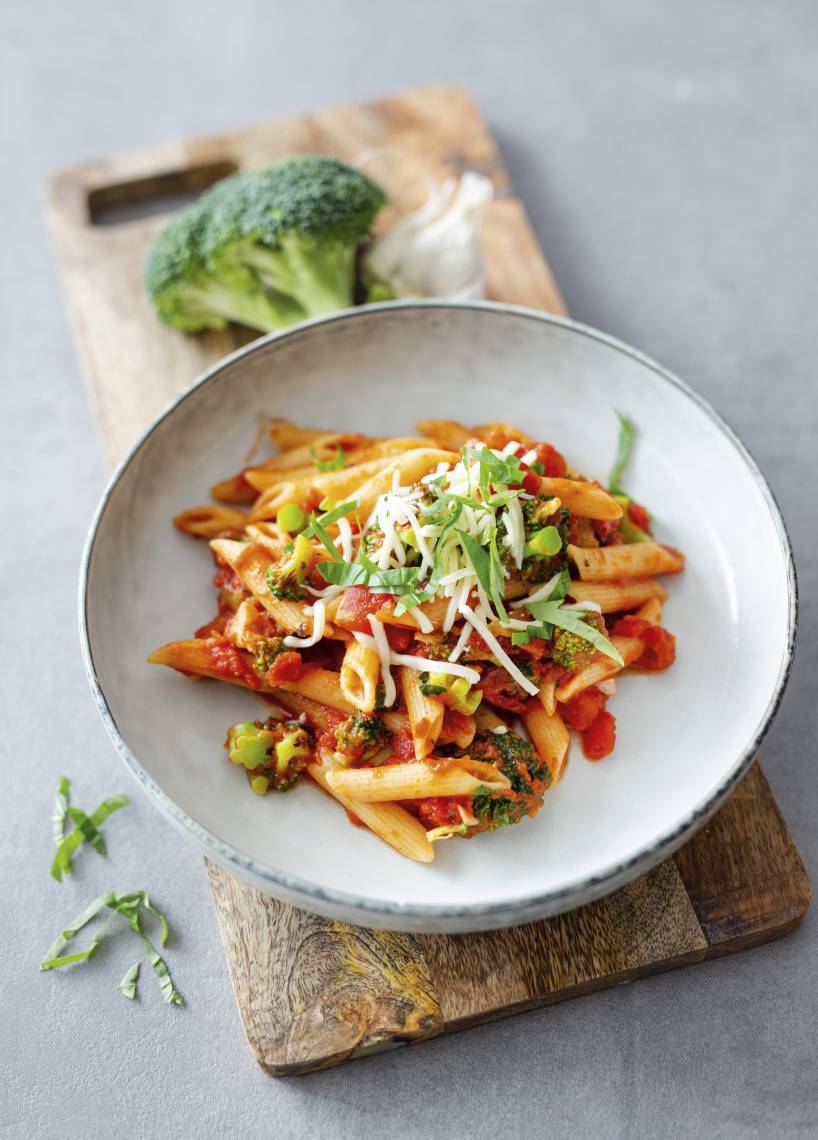 One-Pot-Pasta mit Brokkoli