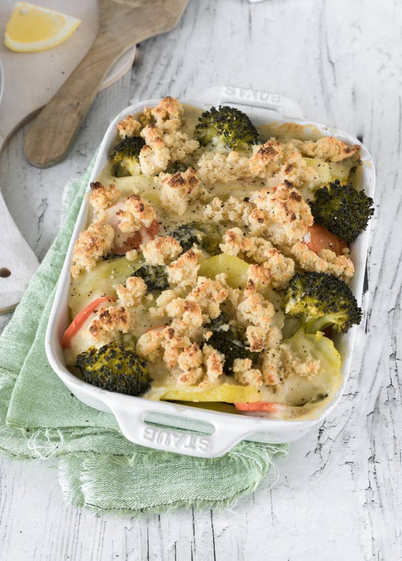 Gemüse-Kartoffelgratin