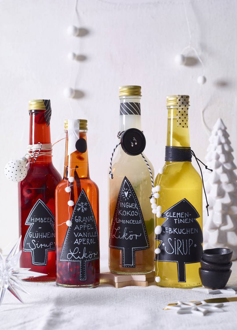 Granatapfel-Vanille-Aperol-Likör