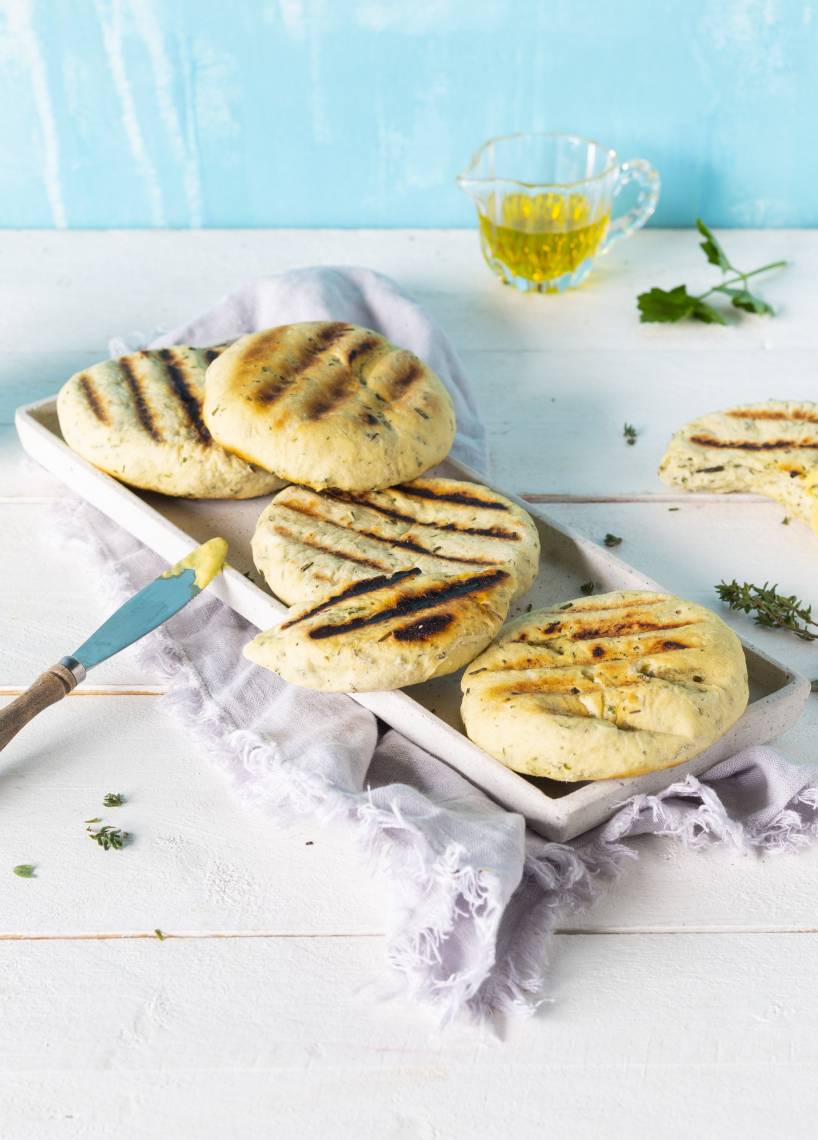 Grillbrot mit Kräutern