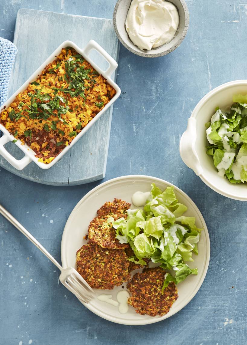 Halloumi-Gemüse-Taler