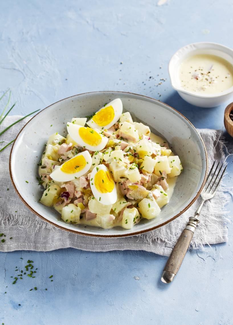 „Kartoffelsalat“ aus Kohlrabi