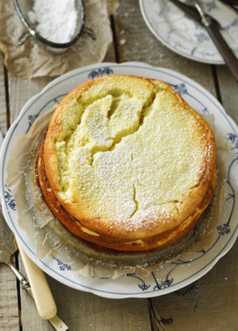 Klassischer Käsekuchen ohne Boden