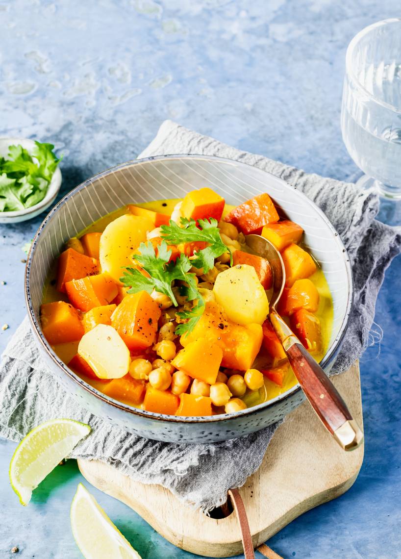 Kürbis-Kartoffel-Curry
