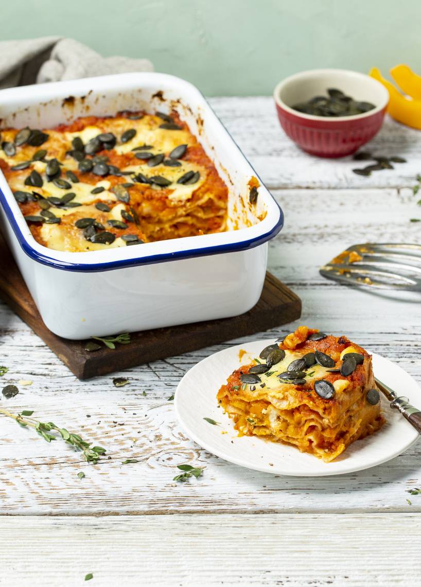 Kürbislasagne