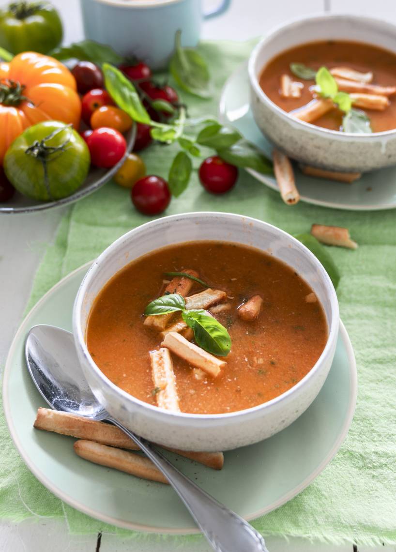 Tomatensuppe wie in der Toskana
