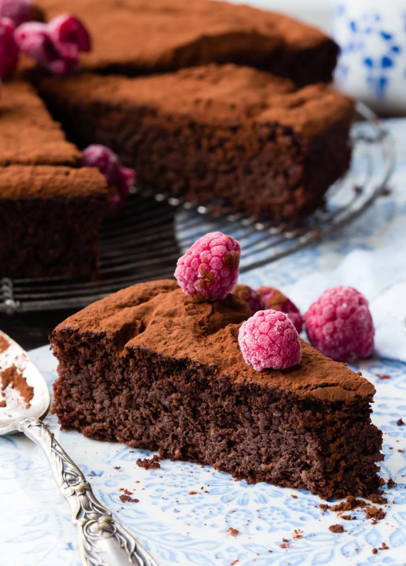 Mehlfreie Rote-Bete-Schoko-Tarte