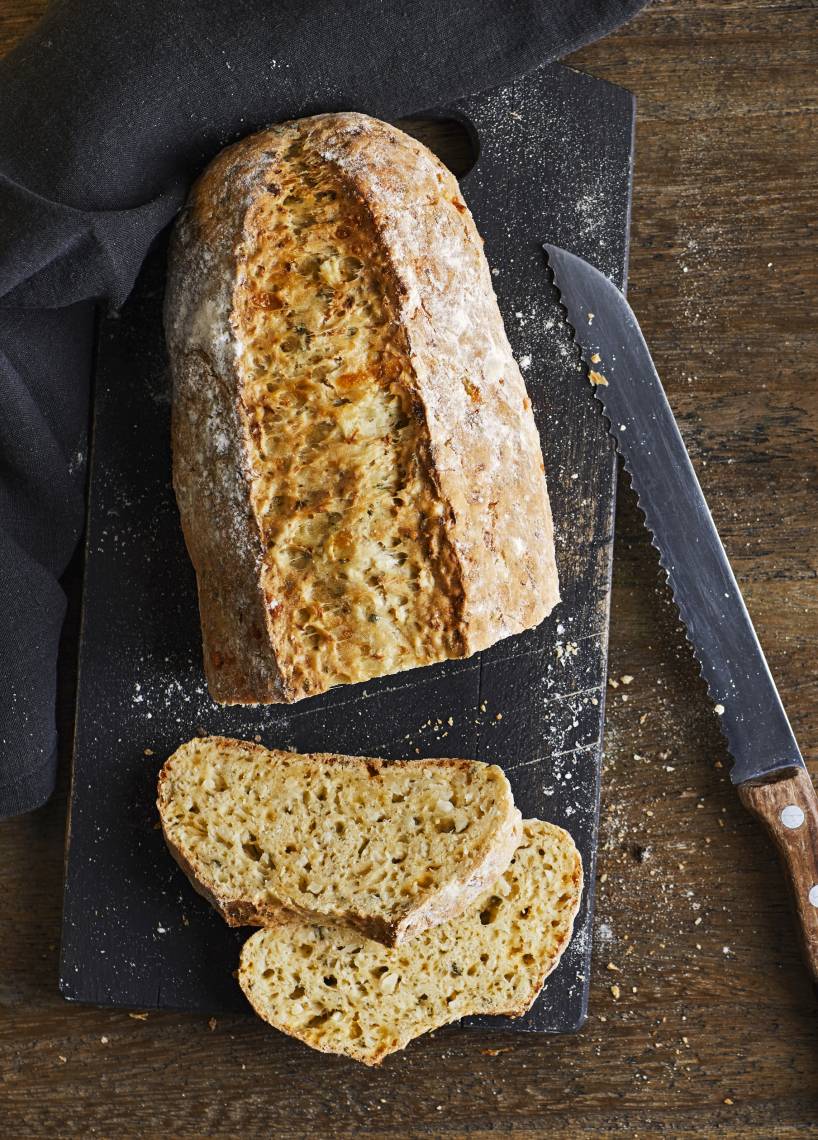 Pastinakenbrot mit Cheddar