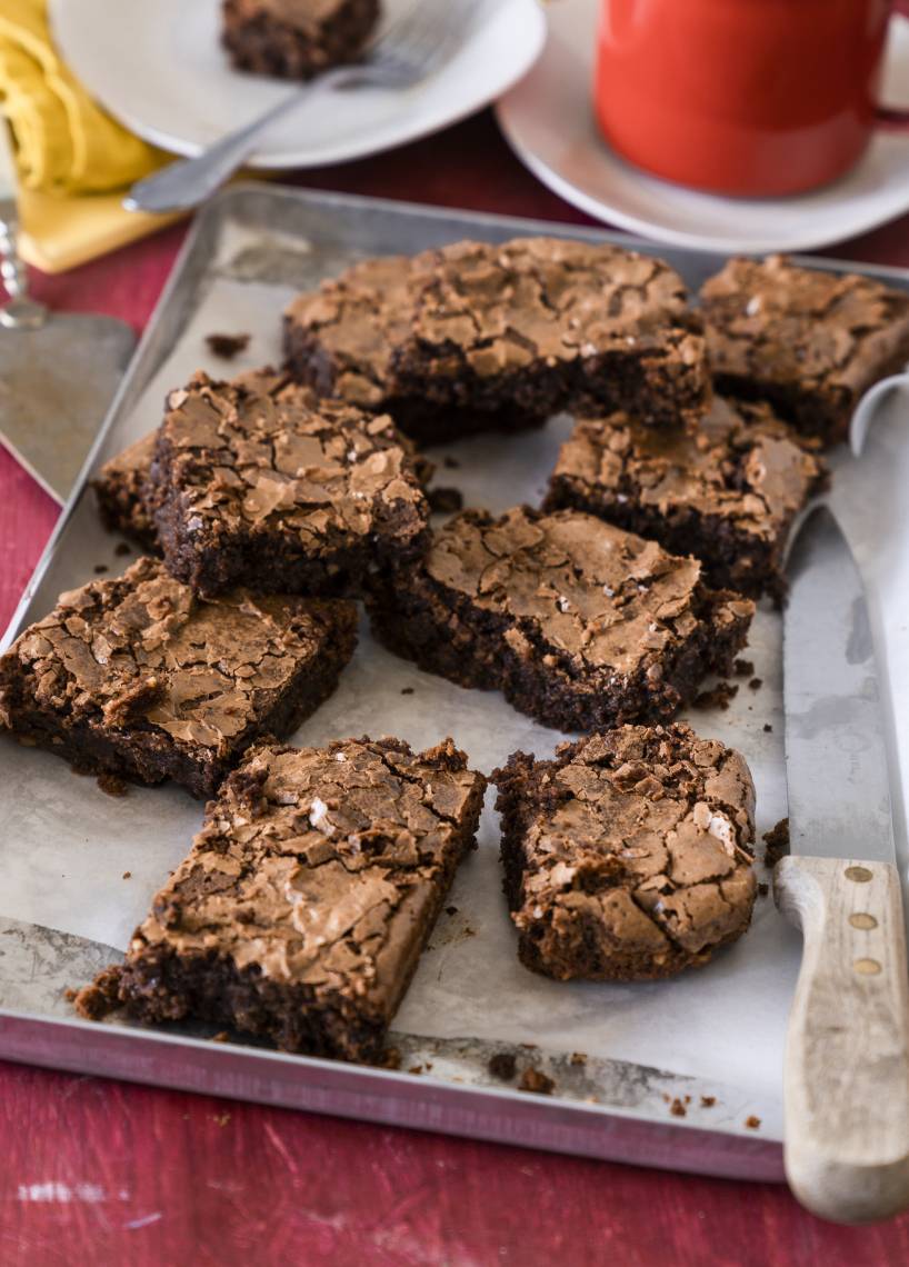 Saftige Brownies mit Walnüssen