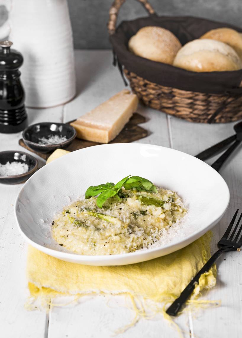 Spargelrisotto mit dem Monsieur Cuisine