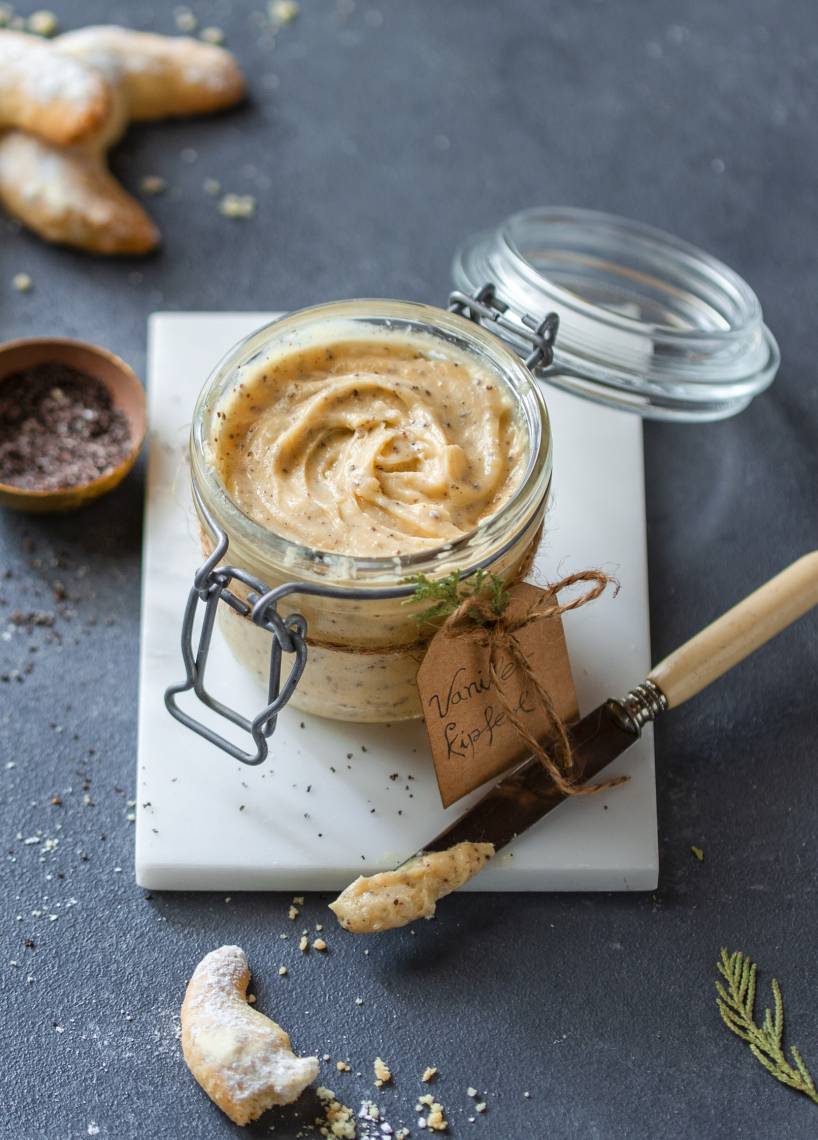 Vanillekipferlaufstrich mit Mohn